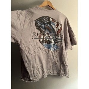 Reel Legends American Offshore Sportfishing Marlin Fish Logo Mens 2XL Tshirt SS